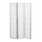 White Wood Farmhouse Room Divider Screen, 72" x 54" x 1"